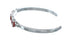 Sterling Silver Coral Zuni Heart Inlay Baby Cuff Bracelet JX130697